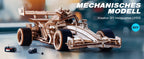 Robotime-rompecabezas de madera 3D, Kits de modelos de coches de carreras, 5H, construcción de 8-10M, motor rugiente mecánico LK505 para adultos, adolescentes y niños