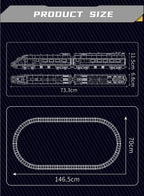 Mould King 12016 juguetes técnicos del coche el bloque de construcción del tren motorizado Europa Star E320