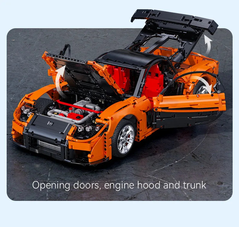 Cada 1:8 diseño MOC Artemy Zotov coche de carreras Mazda RX-7 RC