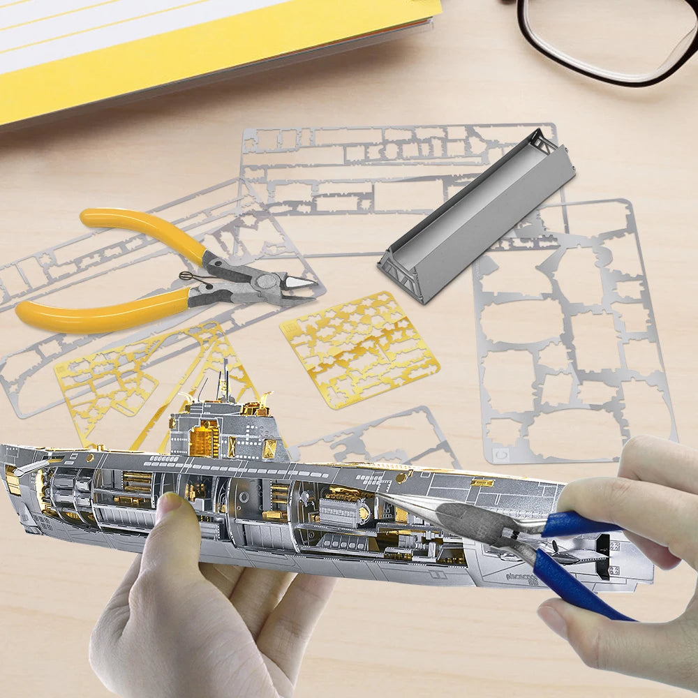 Piececool: modelos 3D de submarinos, manualidades