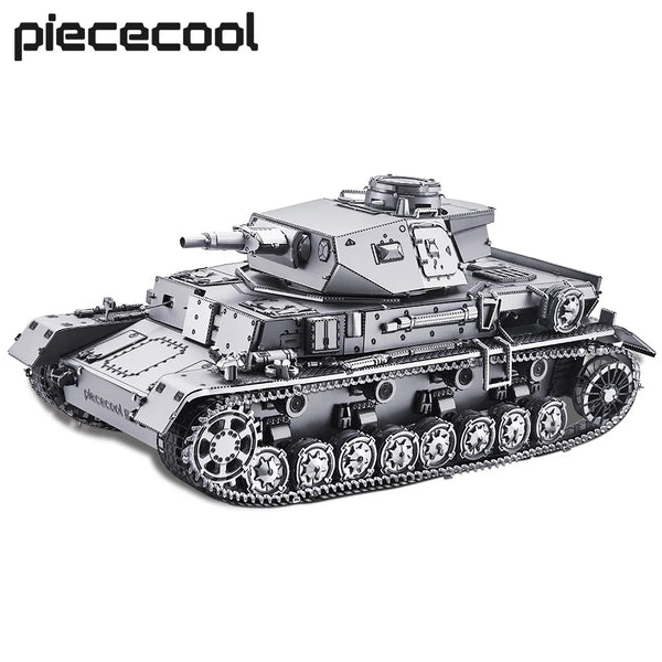 Piececool-Kits de modelos de Metal 3D 1:48 Panzer IV Tanks D Puzzle