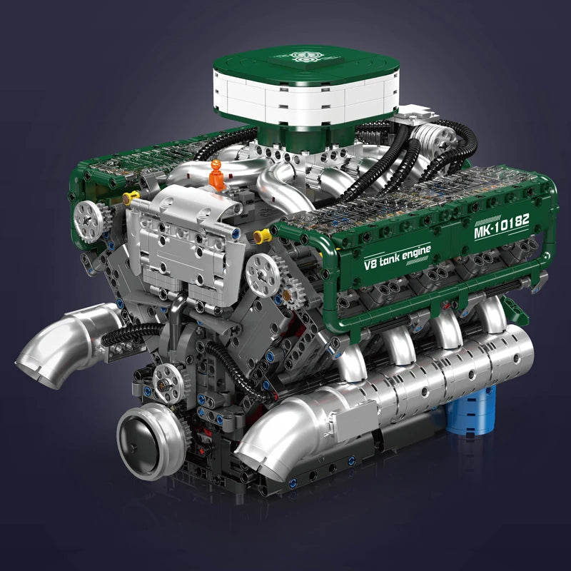 Mould King 10182: motor V8 para automóviles