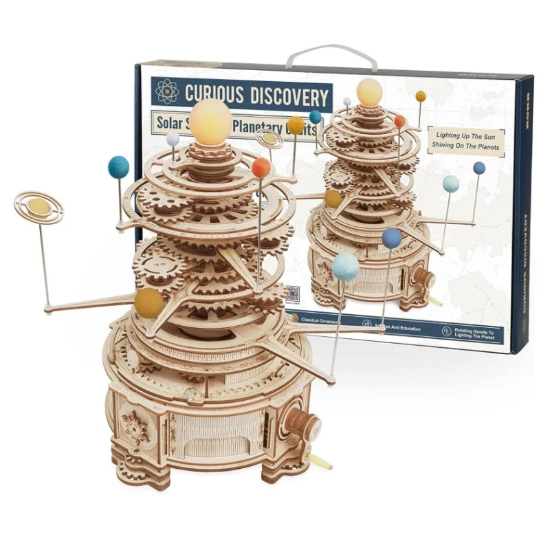 Robotime-construcción de un modelo de madera para niños y adultos, Rokr 316, piezas, giratorio, mecánico, orrity, bricolaje, bloques de construcción, Kits, juguete, regalo, ST001
