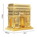 Piececool-rompecabezas de Metal 3D, conjunto de modelos de construcción, Kit de montaje DIY para rompecabezas, arquitectura famosa