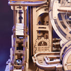 Robotime Rokr Pinball Modelo Gear Ball Challenge 3D Kits de modelos de rompecabezas de madera para construir DIY Juego de mesa Idea de regalo para hombres y mujeres -EGC