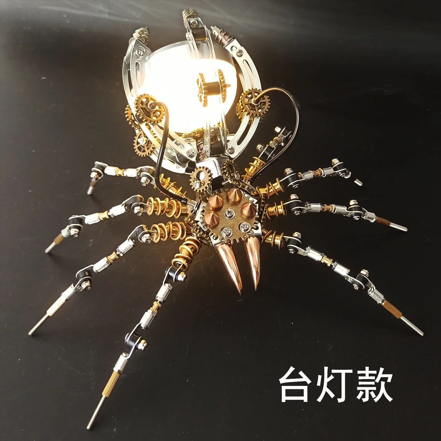 Wasp Mchanical Spider Octopus-rompecabezas 3D, Kit de modelo de Metal con herramientas de montaje