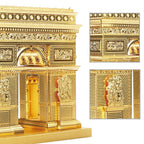 Piececool-rompecabezas de Metal 3D, conjunto de modelos de construcción, Kit de montaje DIY para rompecabezas, arquitectura famosa
