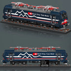 Mould King 12045 Tren técnico de juguete, tren motorizado Vectron MS, bloque de construcción, locomotora RC