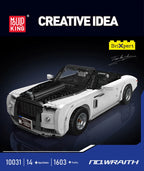 Mould King-bloques de construcción de coche técnico, MOC Wraith Oldtime