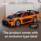 Cada 1:8 diseño MOC Artemy Zotov coche de carreras Mazda RX-7 RC