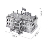 Piececool-rompecabezas de Metal 3D, conjunto de modelos de construcción, Kit de montaje DIY para rompecabezas, arquitectura famosa