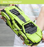 Mould King-bloques de construcción de coches técnicos para niños, juguete de ladrillos para armar coche de carreras deportivo Sian