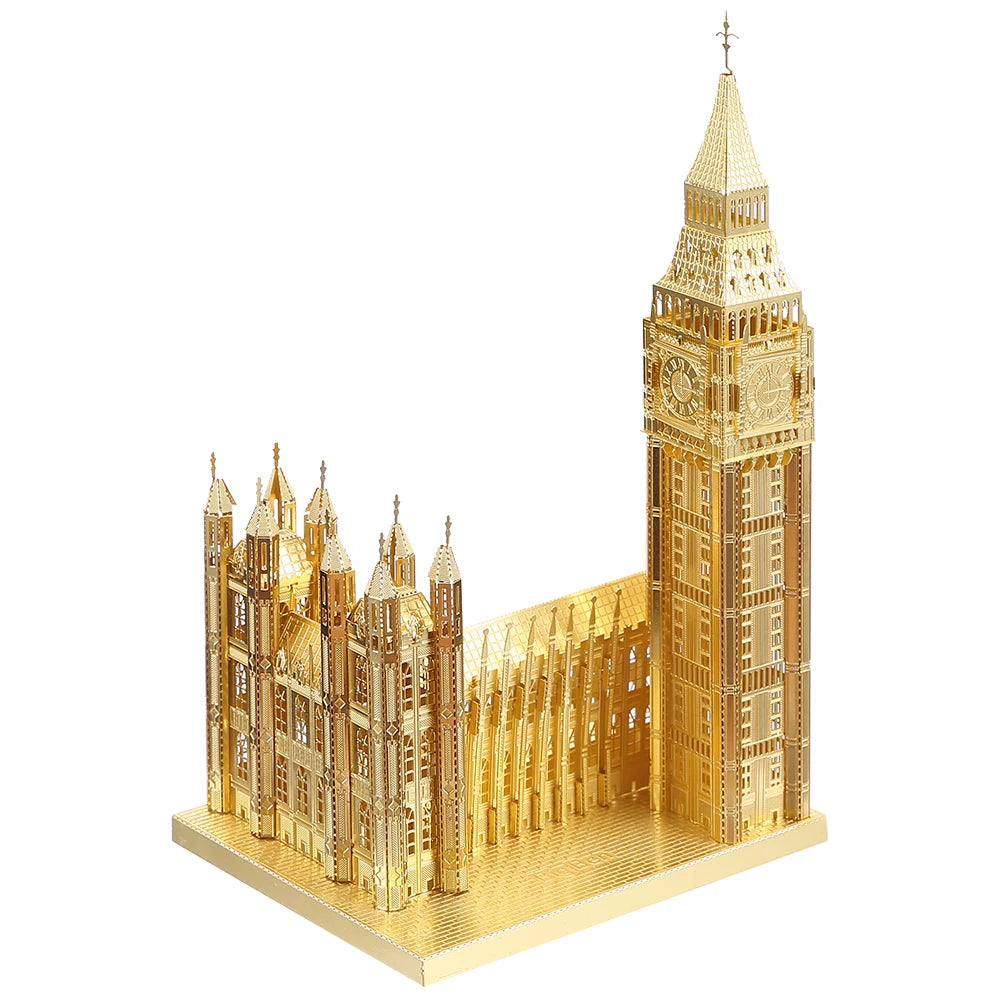 Piececool-rompecabezas de Metal 3D, conjunto de modelos de construcción, Kit de montaje DIY para rompecabezas, arquitectura famosa