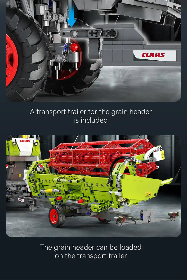 Cada 4567 Uds. 1: 17 CLAAS RC cosechadora bloque de construcción MOC