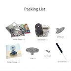 Microworld rompecabezas 3D regalo constelación amor tema caja de música giratoria Kits DIY rompecabezas