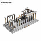 Microworld-juegos de rompecabezas de Metal 3D, Kits de modelos de construcción del templo de Atenea