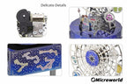 Microworld rompecabezas 3D regalo constelación amor tema caja de música giratoria Kits DIY rompecabezas