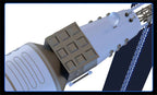 Microworld-juegos de rompecabezas de estilo de Metal 3D, centro de lanzamiento satelital chino