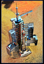 Microworld-juegos de rompecabezas de Metal 3D, Kits de modelos de centro de lanzamiento satelital chino, rompecabezas DIY con corte láse
