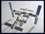 Microworld-juegos de rompecabezas de estilo de Metal 3D, centro de lanzamiento satelital chino