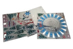 Microworld-rompecabezas de Metal 3D con tema de invierno, caja de música giratoria, Kits de modelos, rompecabezas DIY