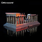 Microworld-juegos de rompecabezas de Metal 3D, Kits de modelos de construcción del templo de Atenea