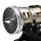 Motor Turborreactor Escala 1:10 Metal Funcional