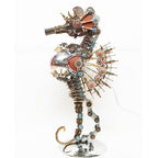 Caballito de Mar Steampunk Metal 3D con Luces 2100 piezas
