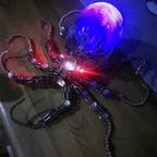 Pulpo Mecánico Steampunk Metal 3D 2400 piezas