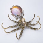 Pulpo Mecánico Steampunk Metal 3D 2400 piezas