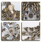 Pulpo Mecánico Steampunk Metal 3D 2400 piezas