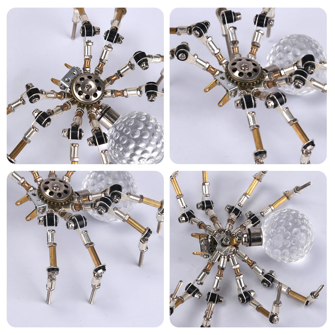 Araña Mecánica Mini Metal 3D 270 piezas