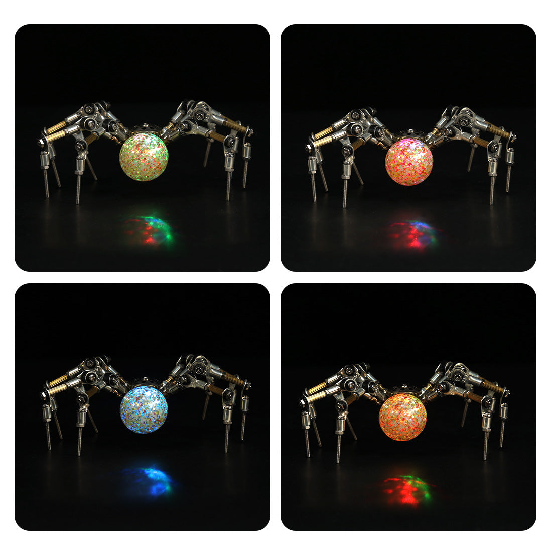 Araña Mecánica Mini Metal 3D 270 piezas