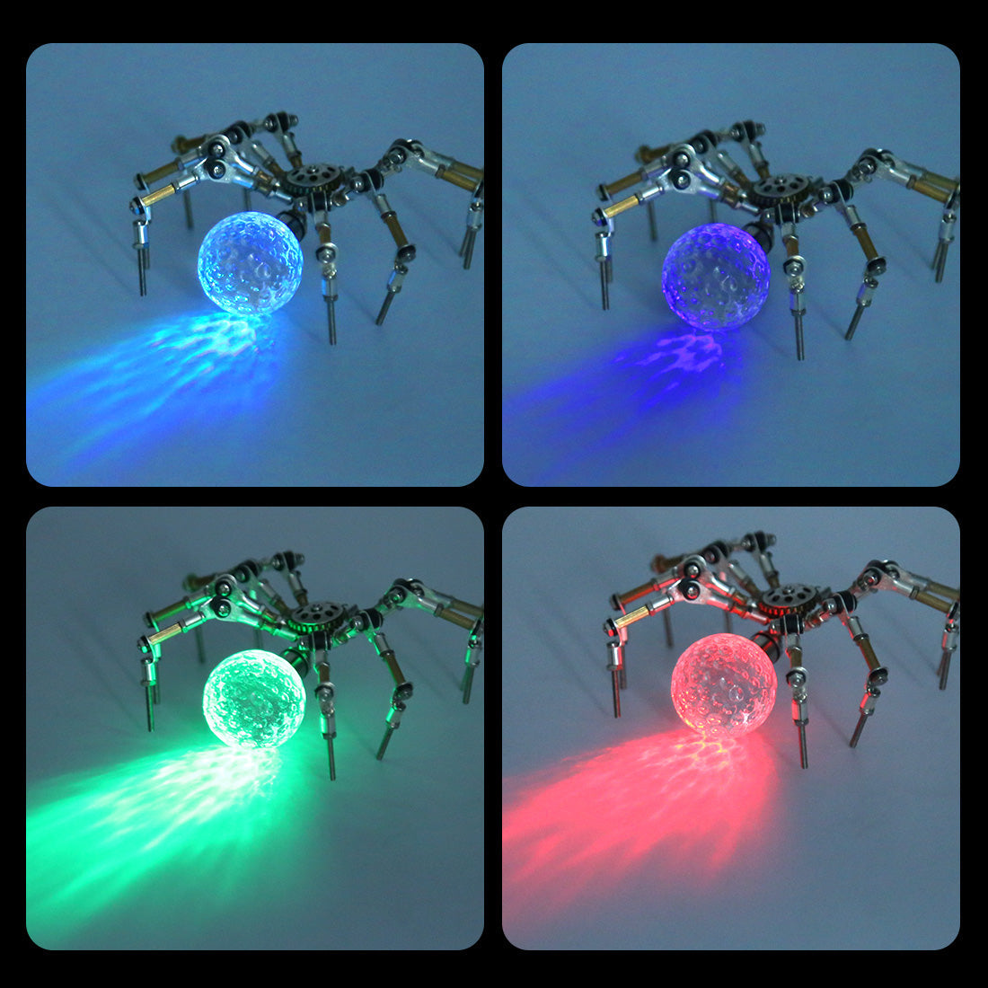 Araña Mecánica Mini Metal 3D 270 piezas