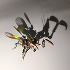 Mantis Steampunk Metal 3D con Luces 300 piezas