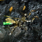 Mantis Steampunk Metal 3D con Luces 300 piezas