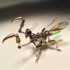 Mantis Steampunk Metal 3D con Luces 300 piezas