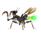 Mantis Steampunk Metal 3D con Luces 300 piezas