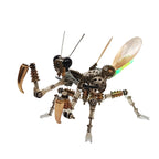 Mantis Steampunk Metal 3D con Luces 300 piezas