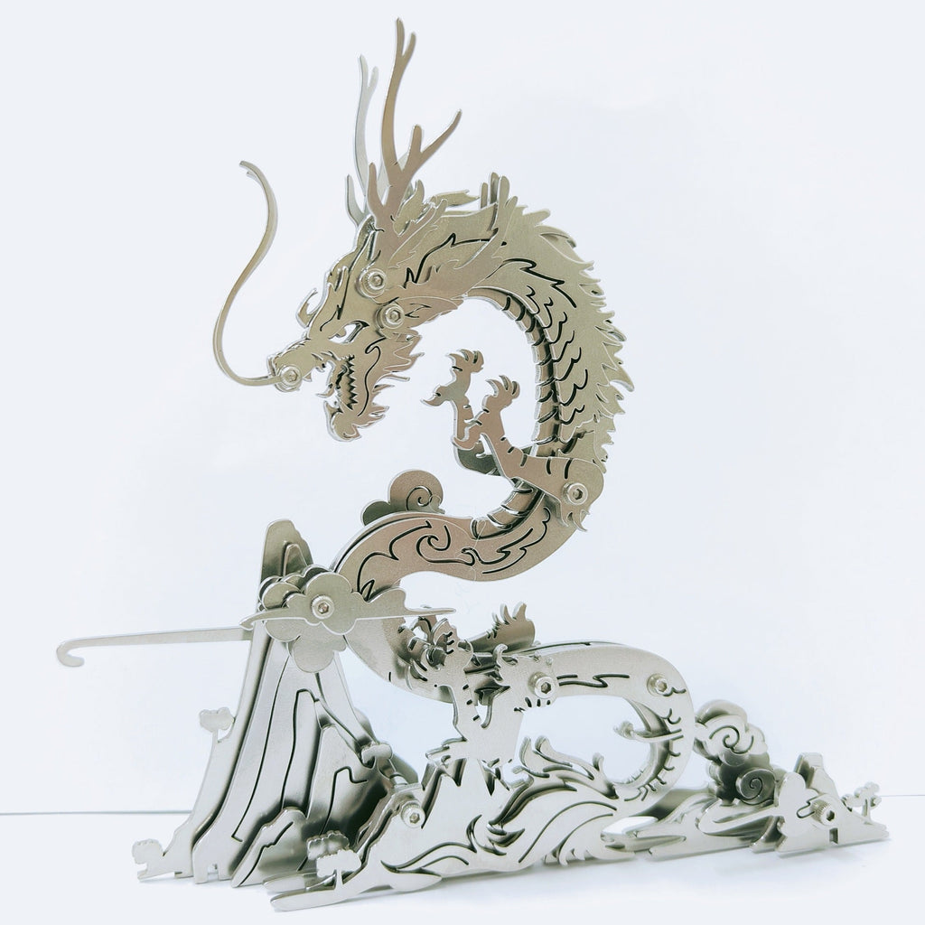 Dragón en la Montaña Metal 3D