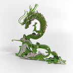 Dragón en la Montaña Metal 3D