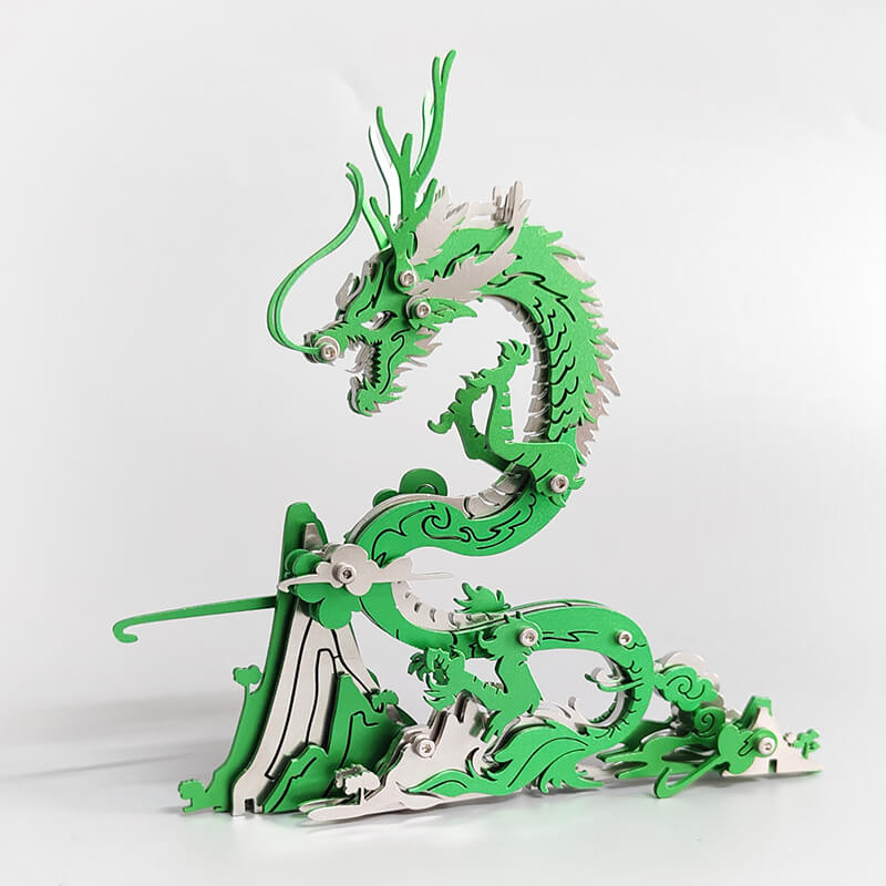 Dragón en la Montaña Metal 3D