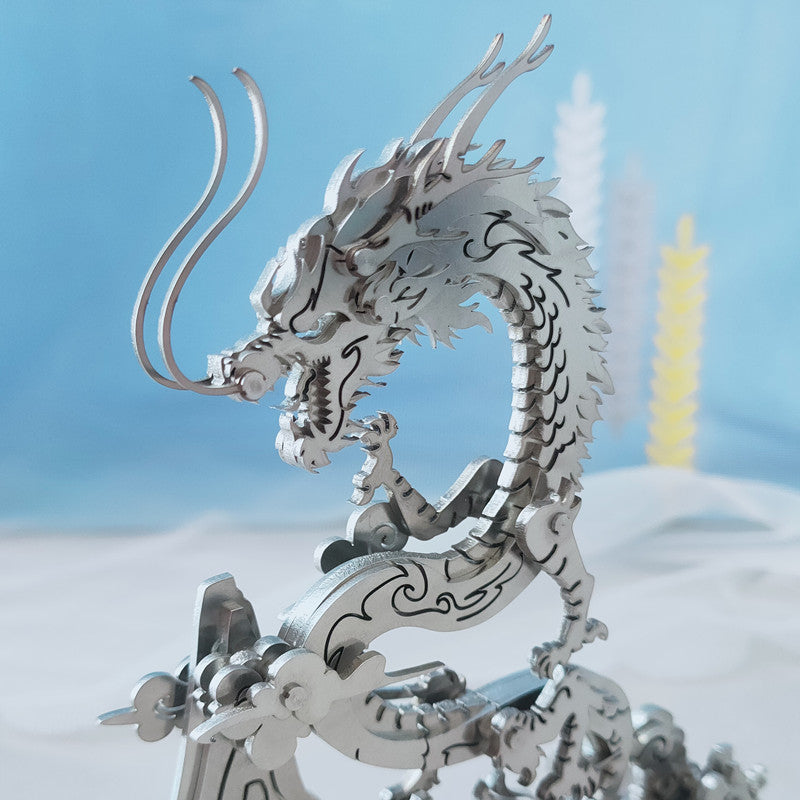 Dragón en la Montaña Metal 3D
