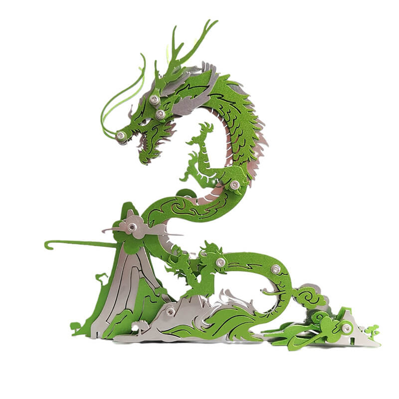 Dragón en la Montaña Metal 3D