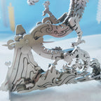 Dragón en la Montaña Metal 3D