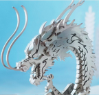 Dragón en la Montaña Metal 3D