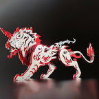 Tigre Variación Mecánico Metal 3D