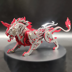 Tigre Variación Mecánico Metal 3D