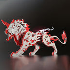 Tigre Variación Mecánico Metal 3D