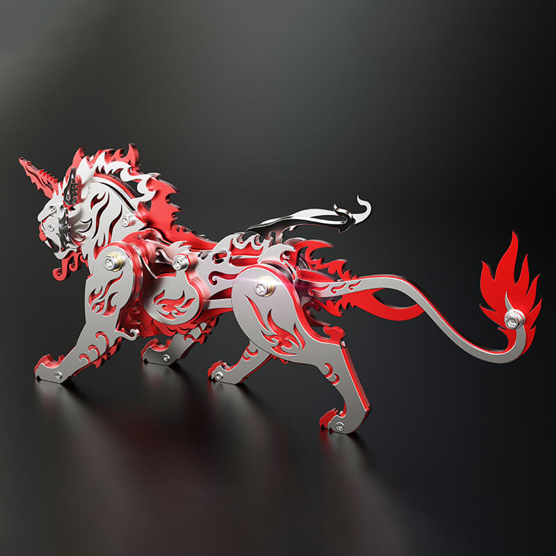 Tigre Variación Mecánico Metal 3D